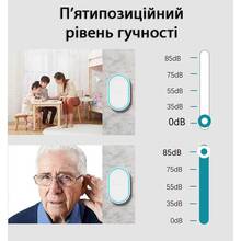 Дзвінний бездротовий дзвінок ACTION WIFI Tuya з сигналізацією (DB11)