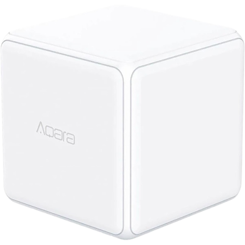 Контролер AQARA Cube MFKZQ01LM (AN) Додатково 6 жестів для управління: натискання на панель, струшування, поворот навколо осі, постукування, поворот на 180 градусів, поворот на 90 градусів; Використовується сучасний 6-осьовий датчик з функціями гіроскопа та акселерометра