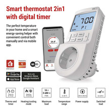 Регулятор температури EMOS P56601SHt 2-в-1 WiFi (P56601SH)