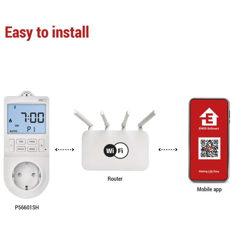 Замовити Регулятор температури EMOS P56601SHt 2-в-1 WiFi (P56601SH)
