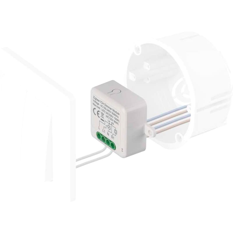 Умный модуль регулировки яркости EMOS H5107 Умный модуль регулировки яркости EMOS H5107 Совместимость Android, iOS; Amazon Alexa, Google Assistant, Smart Life, Tuya Smart
