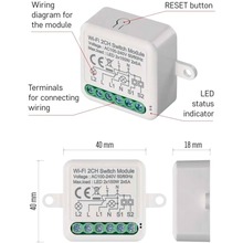 Умный модуль переключателя EMOS H5106 Умный модуль переключателя EMOS H5106