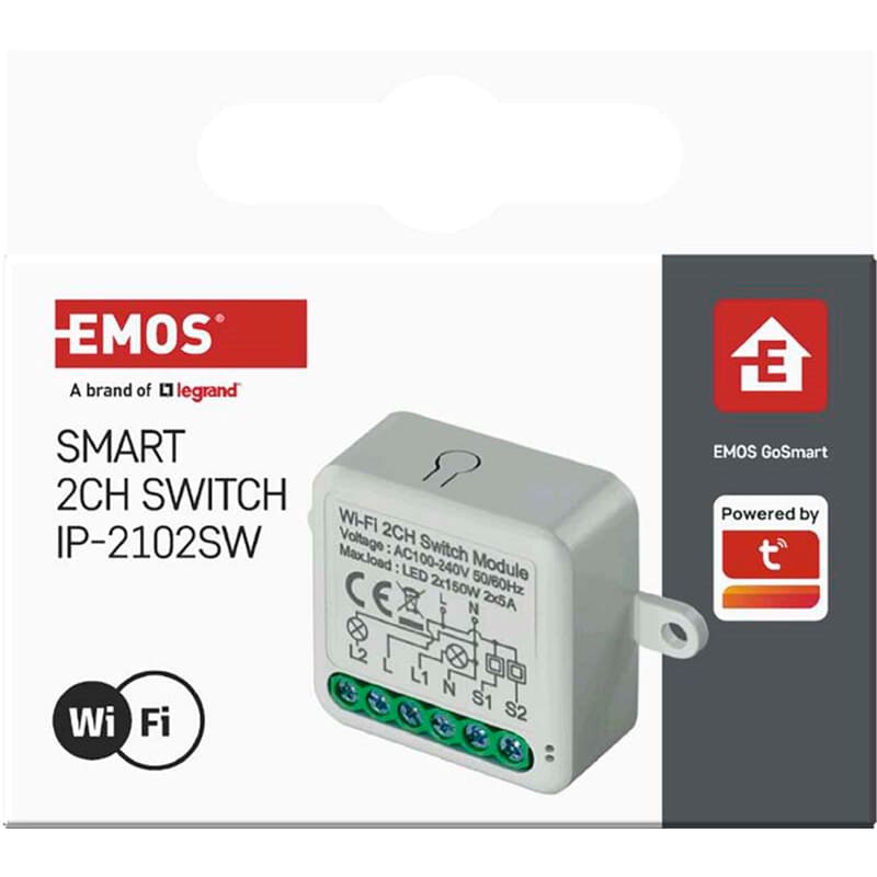 Умный модуль переключателя EMOS H5106 Обзор Умный модуль переключателя EMOS H5106