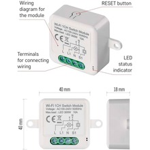 Умный модуль переключателя EMOS H5105 Умный модуль переключателя EMOS H5105