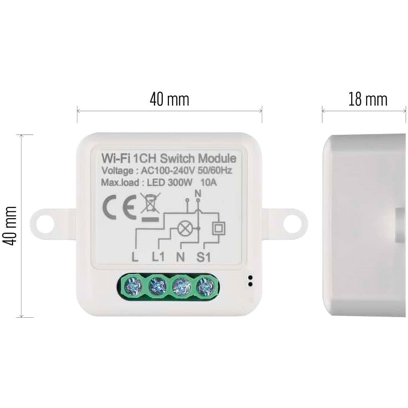 Умный модуль переключателя EMOS H5105 Фото 15 Умный модуль переключателя EMOS H5105