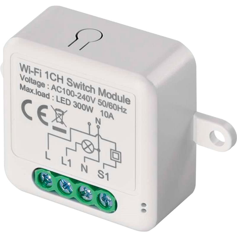 Умный модуль переключателя EMOS H5105 Умный модуль переключателя EMOS H5105 Совместимость Android, iOS; EMOS GoSmart, TUYA, LIDL, Smartlife