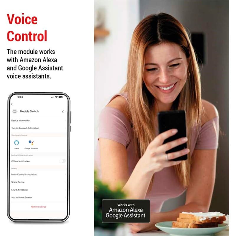 Умный модуль переключателя EMOS H5105 В интернет магазине Умный модуль переключателя EMOS H5105