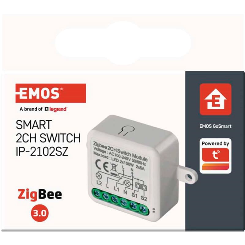 Умный модуль переключателя EMOS H5102 В Фокстрот Умный модуль переключателя EMOS H5102
