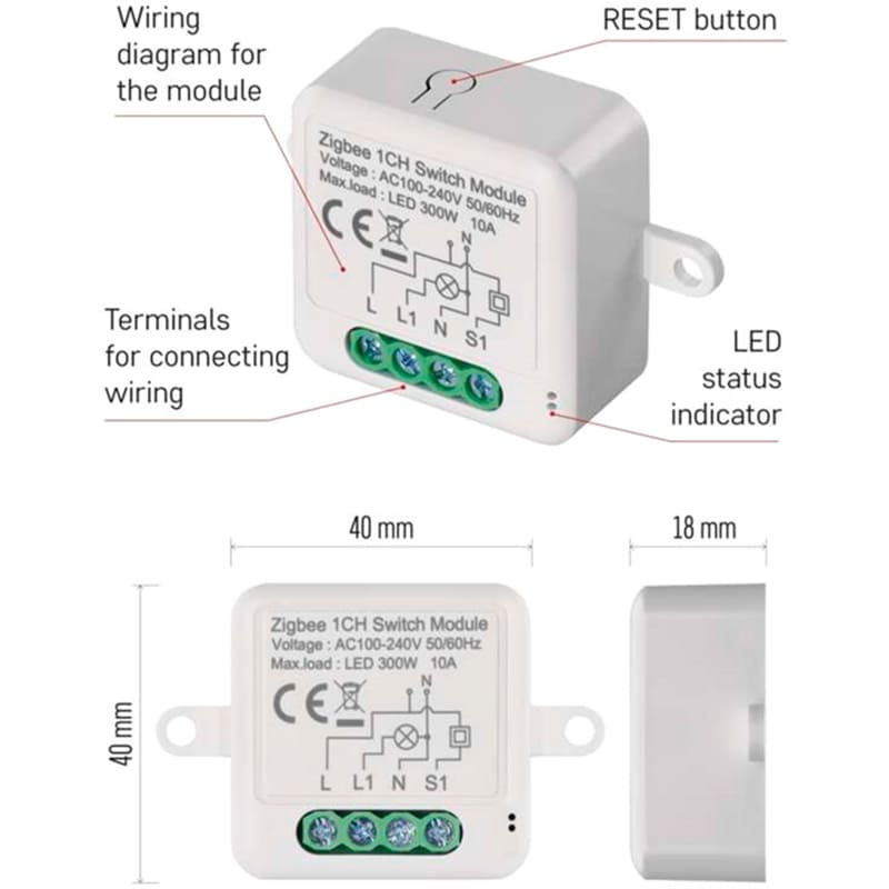 Огляд Розумний модуль перемикача EMOS H5101