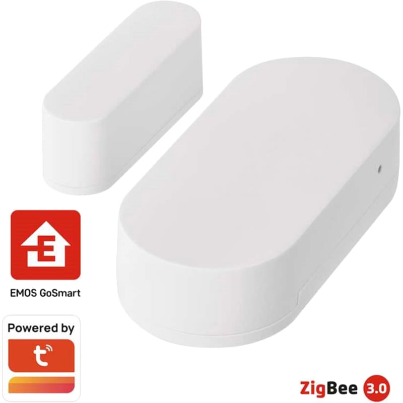 Умный датчик двери EMOS H5021 Умный датчик двери EMOS H5021 Совместимость Smart Life, Tuya Smart; Совместим с голосовыми помощниками Google Assistant и Amazon Alexa