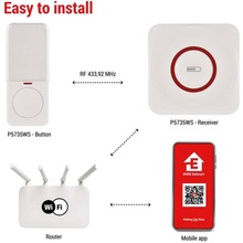 Умный дверной звонок P5735WS White Умный дверной звонок P5735WS White