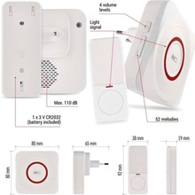 Умный дверной звонок P5735WS White Умный дверной звонок P5735WS White