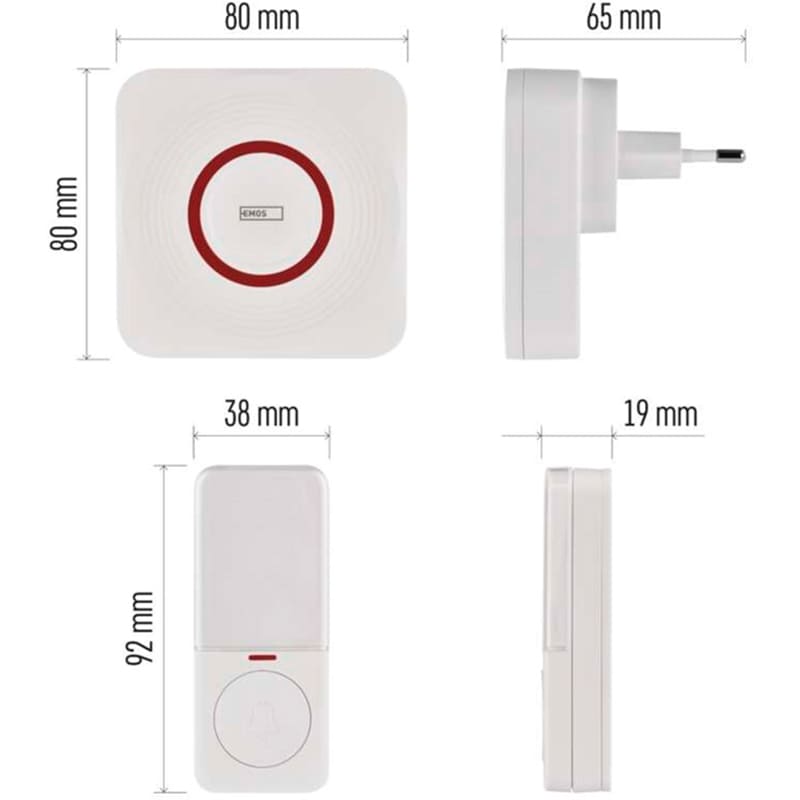 Умный дверной звонок P5735WS White Покупка Умный дверной звонок P5735WS White