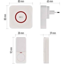 Умный дверной звонок P5735WS White Умный дверной звонок P5735WS White