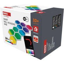 Умный светильник EMOS ZIW22AR Hexagons 10 частей Умный светильник EMOS ZIW22AR Hexagons 10 частей