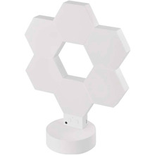Розумна настільна лампа EMOS ZIW426R Hexagon Lamp AMBI White Розумна настільна лампа EMOS ZIW426R Hexagon Lamp AMBI White