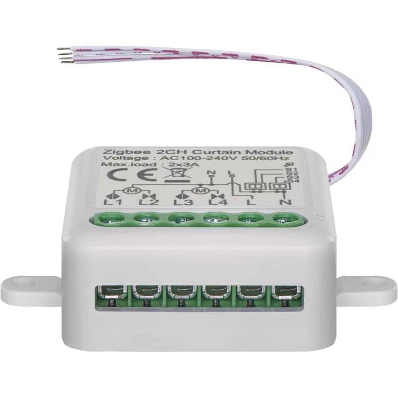 Умный модуль двигателя EMOS ZigBee 3.0 2-канальный (H5110) Фото 14 Умный модуль двигателя EMOS ZigBee 3.0 2-канальный (H5110)