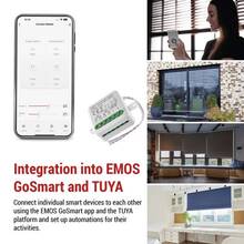 Умный модуль двигателя EMOS ZigBee 3.0 2-канальный (H5110) Умный модуль двигателя EMOS ZigBee 3.0 2-канальный (H5110)