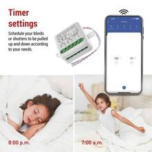 Умный модуль двигателя EMOS ZigBee 3.0 2-канальный (H5110) Умный модуль двигателя EMOS ZigBee 3.0 2-канальный (H5110)