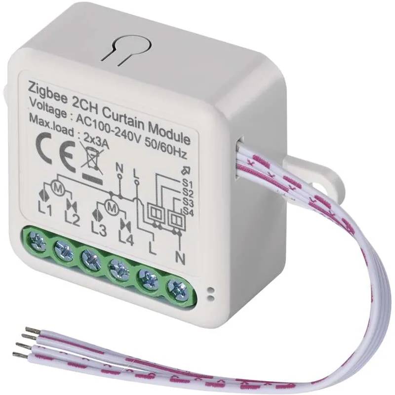 Умный модуль двигателя EMOS ZigBee 3.0 2-канальный (H5110) В интернет магазине Умный модуль двигателя EMOS ZigBee 3.0 2-канальный (H5110)