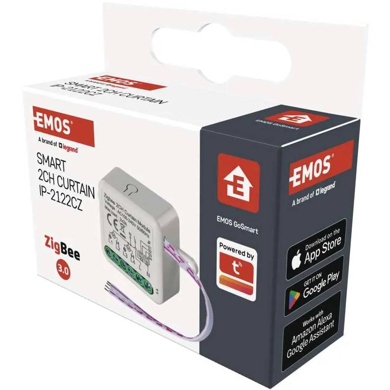 Умный модуль двигателя EMOS ZigBee 3.0 2-канальный (H5110) Обзор Умный модуль двигателя EMOS ZigBee 3.0 2-канальный (H5110)