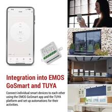 Розумний модуль двигуна EMOS ZigBee 3.0 1-канальний (H5109) Розумний модуль двигуна EMOS ZigBee 3.0 1-канальний (H5109)