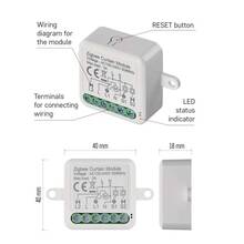 Розумний модуль двигуна EMOS ZigBee 3.0 1-канальний (H5109) Розумний модуль двигуна EMOS ZigBee 3.0 1-канальний (H5109)