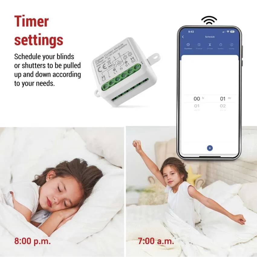 Розумний модуль двигуна EMOS ZigBee 3.0 1-канальний (H5109) Зовнішній вигляд Розумний модуль двигуна EMOS ZigBee 3.0 1-канальний (H5109)