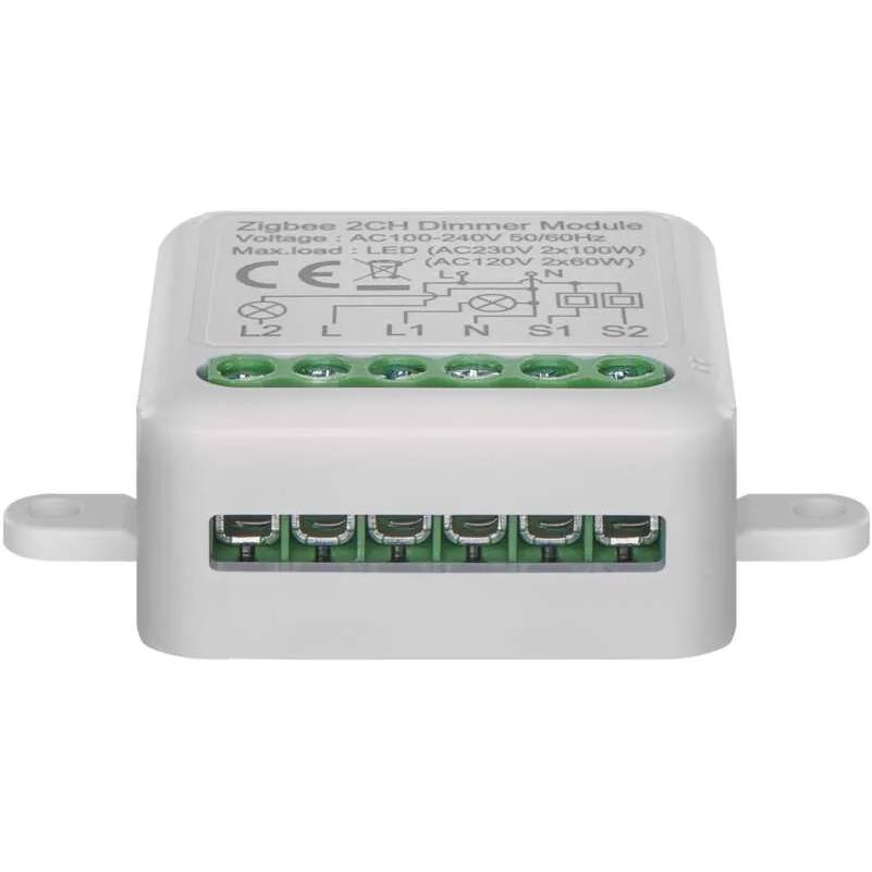 Умный модуль регулировки яркости EMOS ZigBee 3.0 2-канальный (H5108) Умный модуль регулировки яркости EMOS ZigBee 3.0 2-канальный (H5108) Тип реле