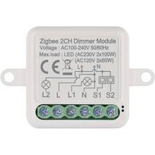 Умный модуль регулировки яркости EMOS ZigBee 3.0 2-канальный (H5108) Умный модуль регулировки яркости EMOS ZigBee 3.0 2-канальный (H5108)