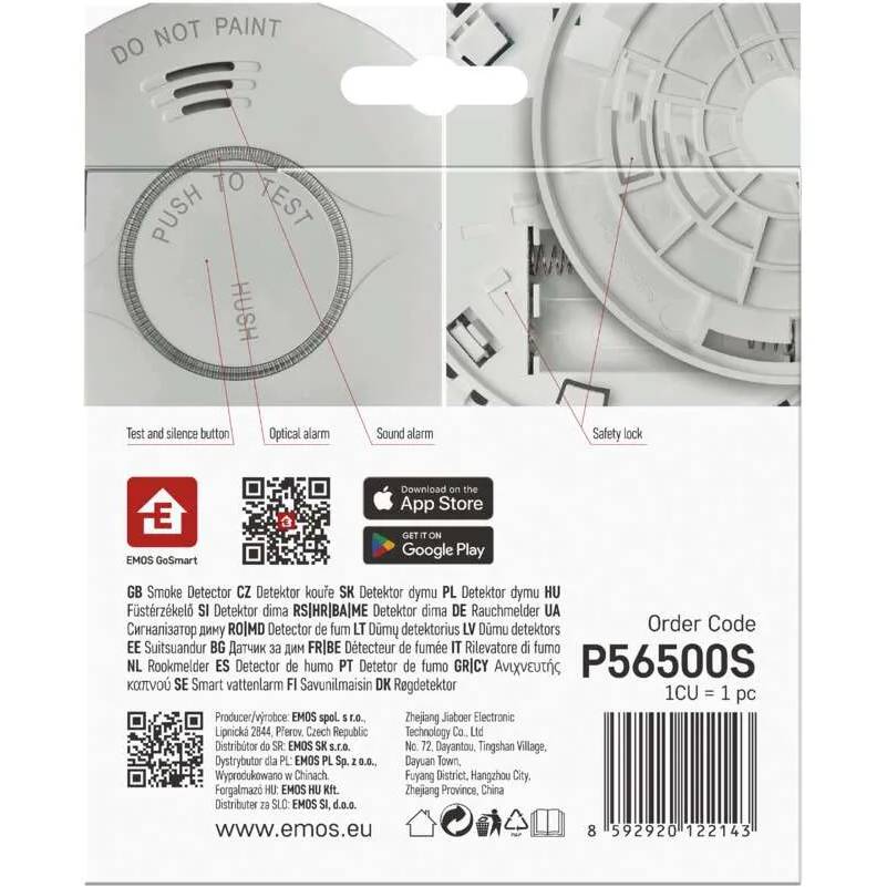 Фото 15 Датчик дыма EMOS P56500S
