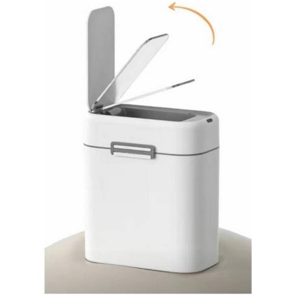 Smart Sensor 9 л White (TC-Z7) Додатково Об'єм 9 л: кошик оснащений інтелектуальним інфрачервоним датчиком, який автоматично відкриває кришку при наближенні руки або предмета на відстань до 30 см