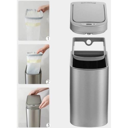 Розумний кошик для сміття Xiaomi NINESTARS Space Silver (DZT-7-2) Тип управління панель