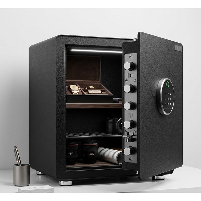 Внешний вид Умный сейф CRMCR Xiaomi BGX-X1-45MP Black