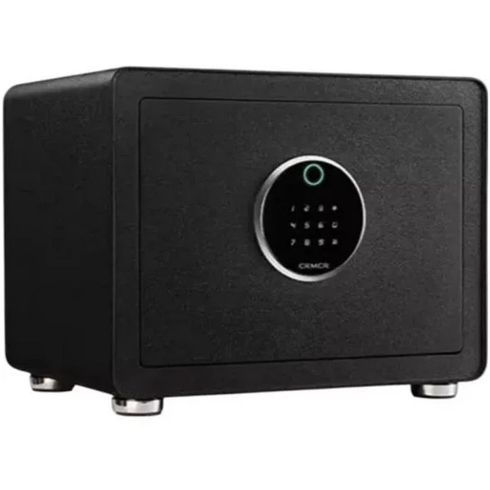 Розумний сейф CRMCR Xiaomi BGX-X1-45MP Black Додатково Комплектація: сейф, 2 ключі, 4 батареї АА, блок живлення, гвинти кріплення 2 шт., Документація; 3D-сканер відбитків пальців; Сенсорний екран; Bluetooth; Вбудоване підсвічування; До 8 способів розблокування; Додаток MiHome