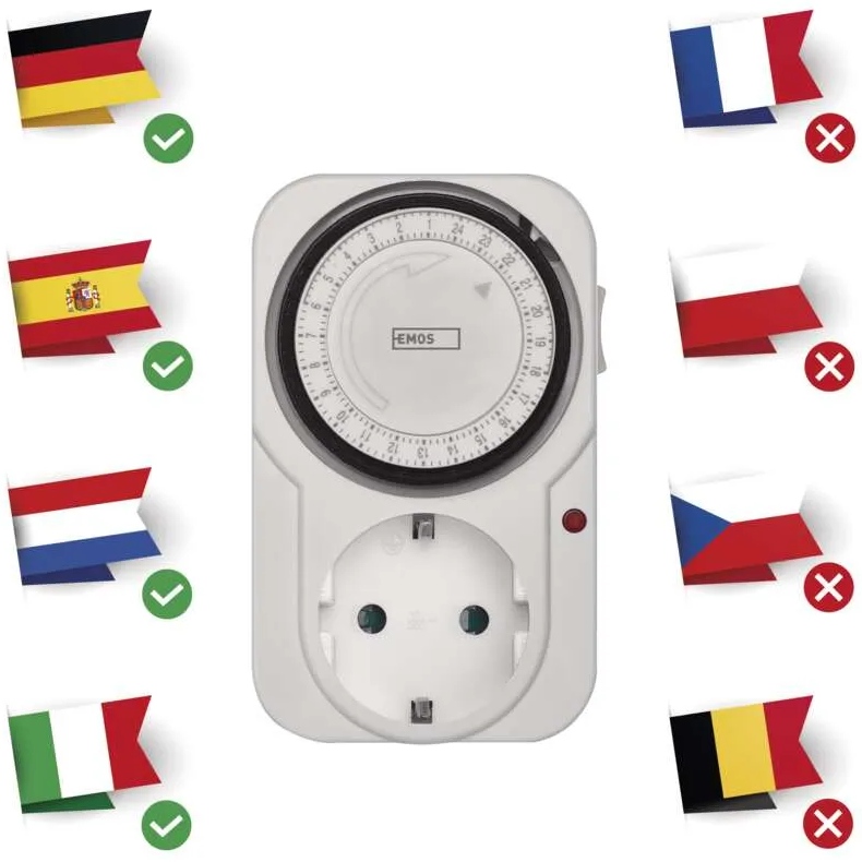Фото Таймер-розетка EMOS TS-MD31 (P5522)
