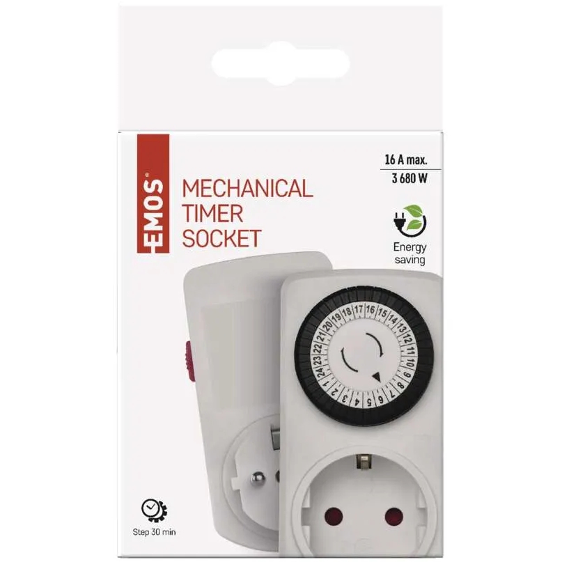 Фото Таймер-розетка EMOS 15GD/3A (P5523N)