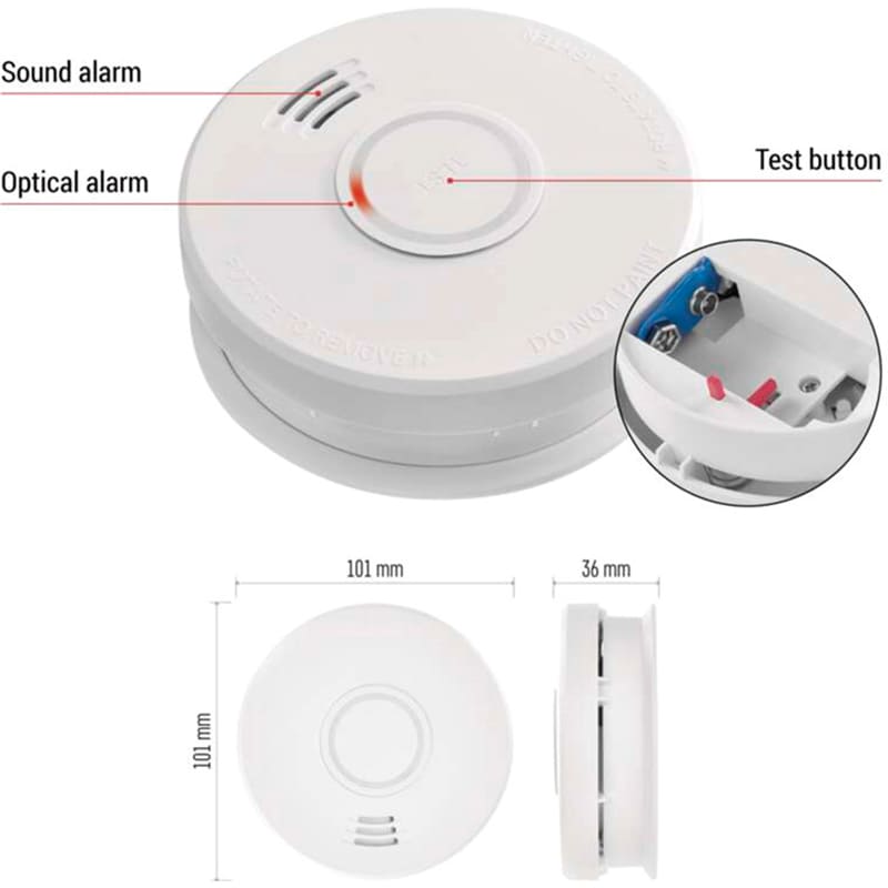 Фото 15 Датчик диму EMOS Emos P56503X