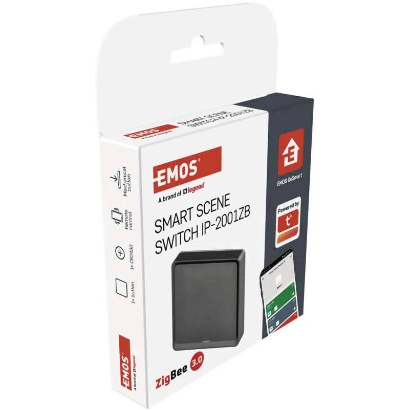 У Фокстрот EMOS GoSmart Portable Scene Controller 1 кнопка Black (H5014)