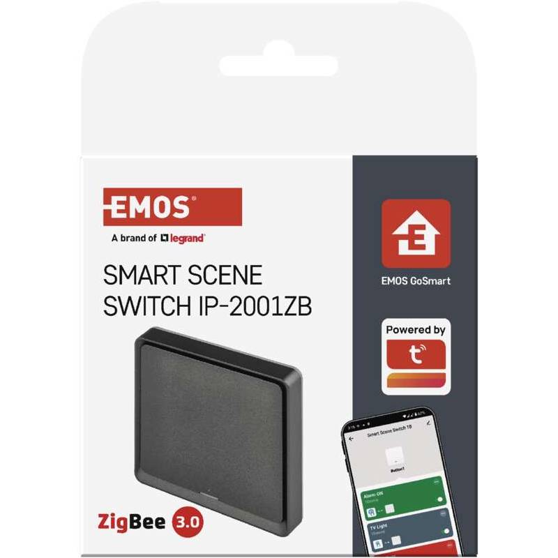 В Україні EMOS GoSmart Portable Scene Controller 1 кнопка Black (H5014)
