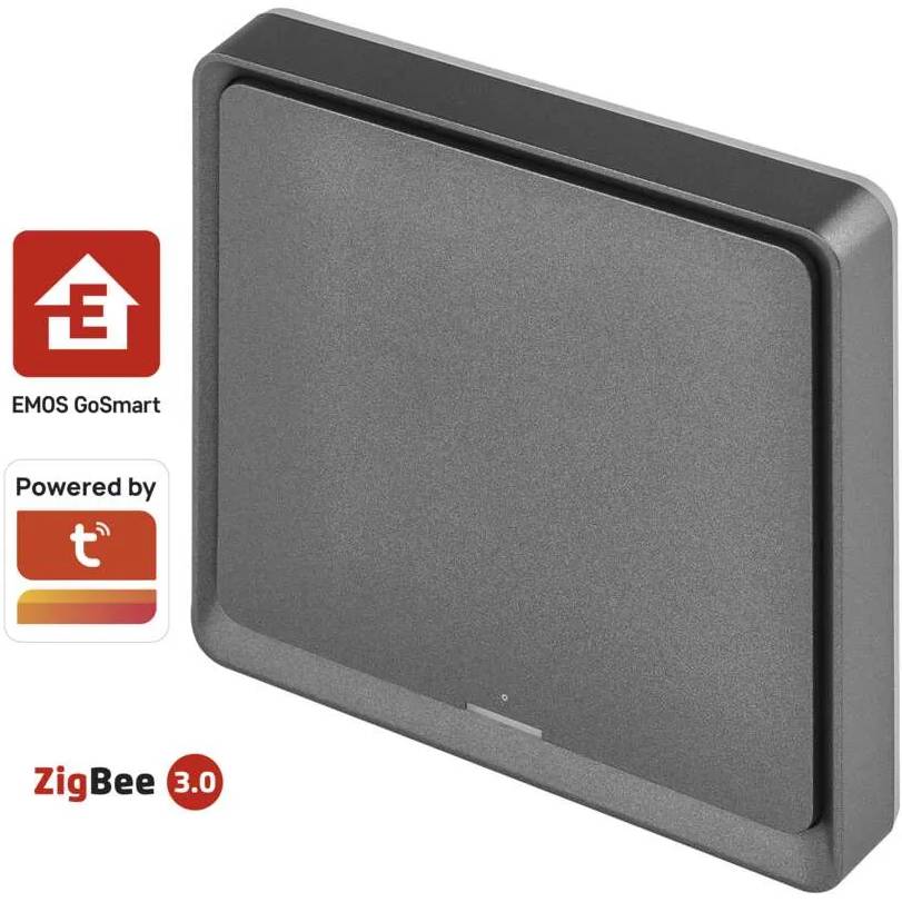 Фото EMOS GoSmart Portable Scene Controller 1 кнопка Black (H5014)