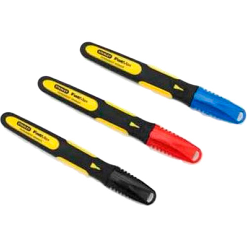 

Набор маркеров STANLEY FatMax с острым наконечником Black/Red/Blue 3 шт, Маркер "FatMax" з стійк. чорнилами з гострим