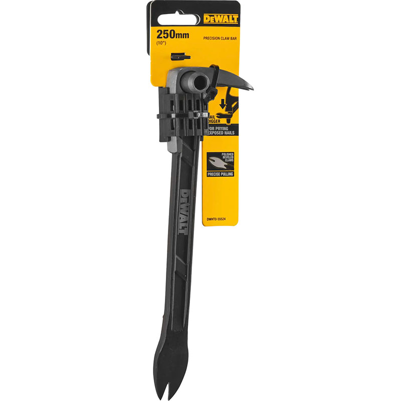 Гвоздодер DEWALT DWHT0-55524, 25 см Дополнительно Кованая конструкция из пружинной стали