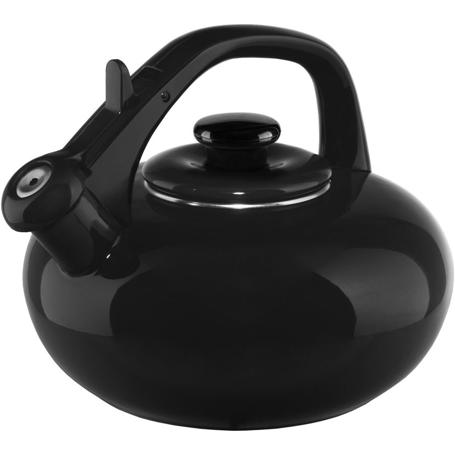 GRANCHIO Чайник 88612 зі свистком Sfera Nero Bollitore, 2,5 л