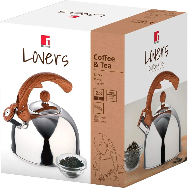 Чайник BERGNER Coffee & tea lovers 2.3 л (BG-37305-MM) Матеріал ручки бакеліт