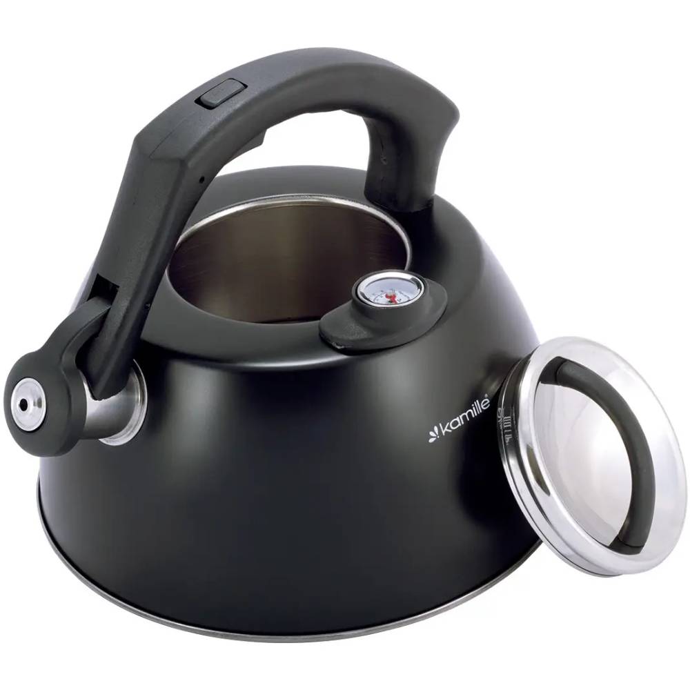 Чайник KAMILLE 1077А 3л Black (KM-1077A) Матеріал ручки нейлон