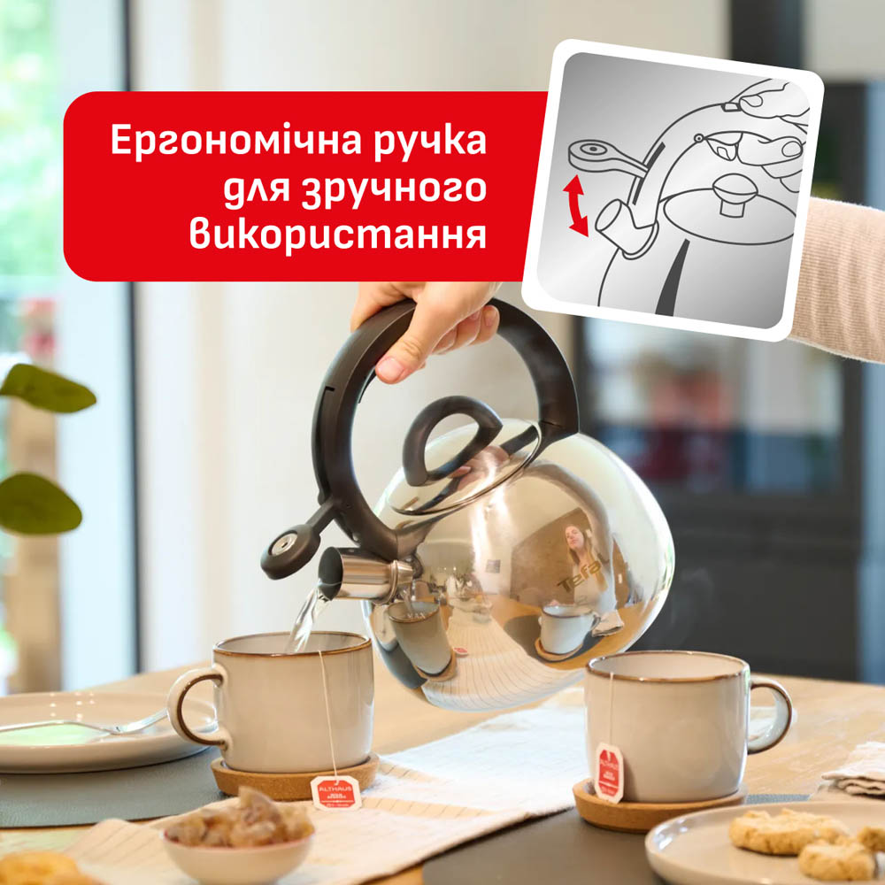 Чайник TEFAL Duetto+ 2.5 л (N4180310) ᐉ купити в FOXTROT ⁕ ціни
