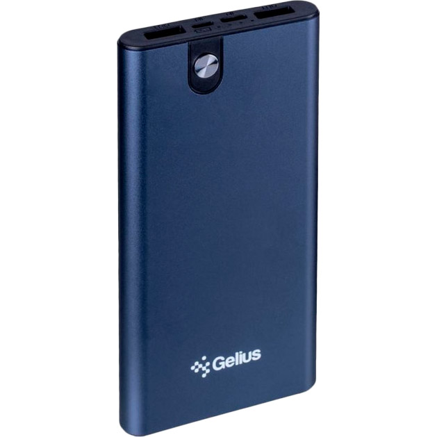 Powerbank GELIUS Pro Edge GP-PB10-013 10000 mAh Blue (78419) Комплектация  кабель MicroUSB