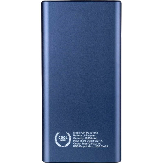 Powerbank GELIUS Pro Edge GP-PB10-013 10000 mAh Blue (78419) Торговая марка GELIUS