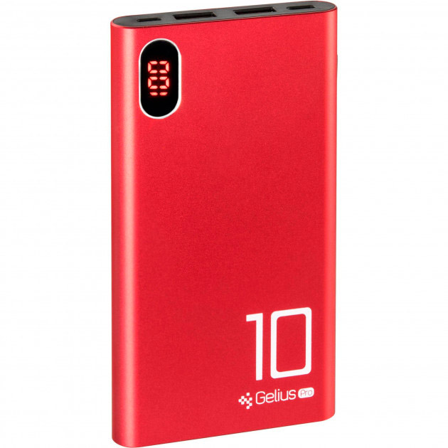 

Powerbank GELIUS Pro CoolMini 10000mAh 2.1A Red (GP-PB10-005m), Pro CoolMini GP-PB10-005m 10000mAh 2.1A Red